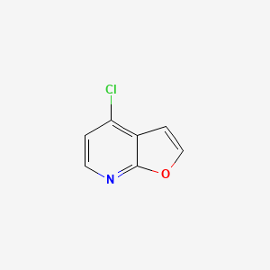 Chemical structure of 4-Chlorofuro[2,3-b]pyridine