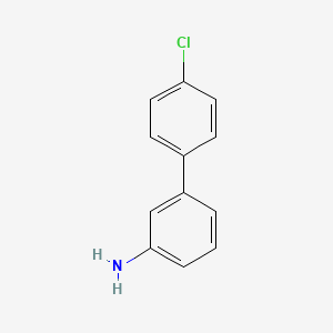 Chemical structure of 4'-Chlorobiphenyl-3-amine