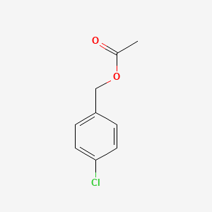Chemical structure of 4-Chlorobenzyl acetate