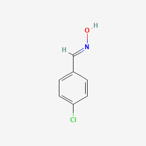 Chemical structure of 4-Chloro-benzaldehyde oxime