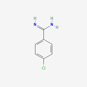 Chemical structure of 4-Chlorobenzamidine