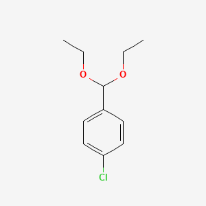 Chemical structure of 1-Chloro-4-(diethoxymethyl)benzene