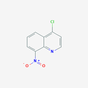 Chemical structure of 4-Chloro-8-nitroquinoline