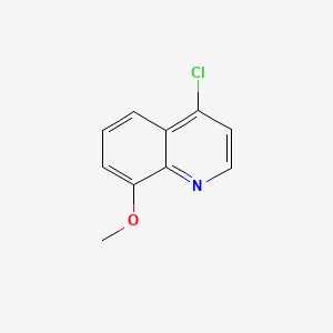 Chemical structure of 4-Chloro-8-methoxyquinoline