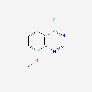 Chemical structure of 4-Chloro-8-methoxyquinazoline