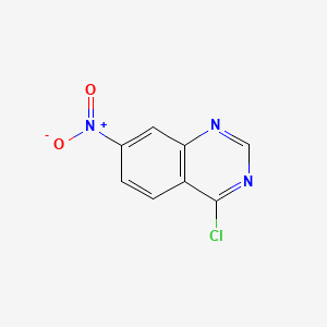 Chemical structure of 4-Chloro-7-nitroquinazoline