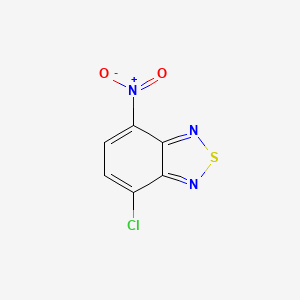 Chemical structure of 4-Chloro-7-nitro-2,1,3-benzothiadiazole