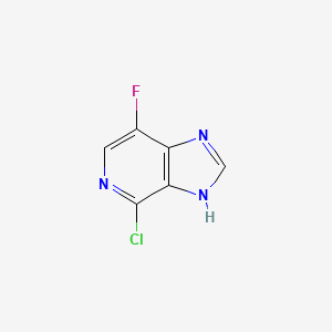 Chemical structure of 4-Chloro-7-fluoro-1H-imidazo[4,5-c]pyridine