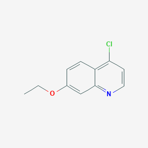 Chemical structure of 4-Chloro-7-ethoxyquinoline