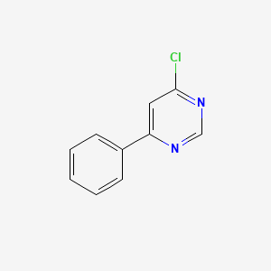 Chemical structure of 4-Chloro-6-phenylpyrimidine