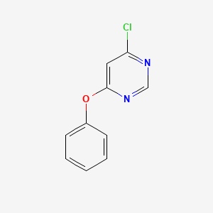 Chemical structure of 4-Chloro-6-phenoxypyrimidine
