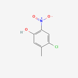 Chemical structure of 4-Chloro-6-nitro-m-cresol