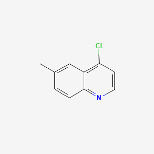 Chemical structure of 4-Chloro-6-methylquinoline