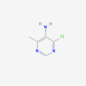 Chemical structure of 4-Chloro-6-methylpyrimidin-5-amine