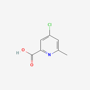 Chemical structure of 4-Chloro-6-methylpicolinic acid