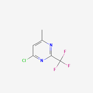 Chemical structure of 4-Chloro-6-methyl-2-trifluoromethylpyrimidine