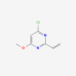 Chemical structure of 4-Chloro-6-methoxy-2-vinylpyrimidine