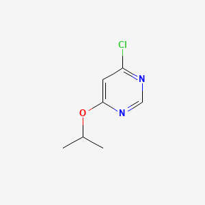Chemical structure of 4-Chloro-6-isopropoxypyrimidine