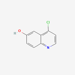 Chemical structure of 4-Chloroquinolin-6-ol