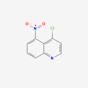 Chemical structure of 4-Chloro-5-nitroquinoline