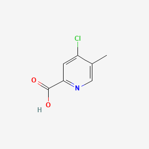 Chemical structure of 4-Chloro-5-methylpicolinic acid