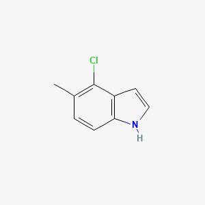 Chemical structure of 4-Chloro-5-methyl-1H-indole