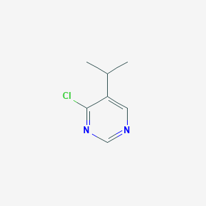 Chemical structure of 4-Chloro-5-isopropylpyrimidine