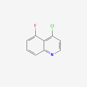 Chemical structure of 4-Chloro-5-fluoroquinoline