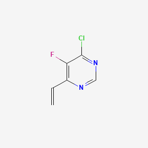 Chemical structure of 4-Chloro-5-fluoro-6-vinylpyrimidine