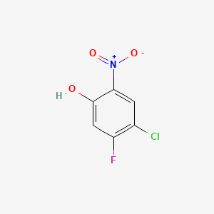 Chemical structure of 4-Chloro-5-fluoro-2-nitrophenol