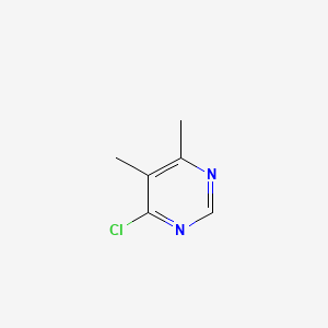 Chemical structure of 4-Chloro-5,6-dimethylpyrimidine