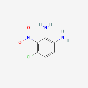 Chemical structure of 4-Chloro-3-nitrobenzene-1,2-diamine