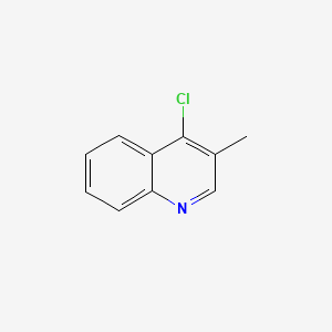 Chemical structure of 4-Chloro-3-methylquinoline