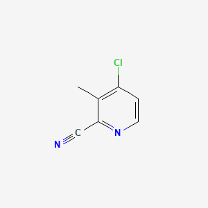 Chemical structure of 4-Chloro-3-Methylpyridine-2-Carbonitrile