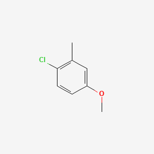 Chemical structure of 4-Chloro-3-methylanisole