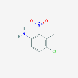 Chemical structure of 4-Chloro-3-methyl-2-nitroaniline