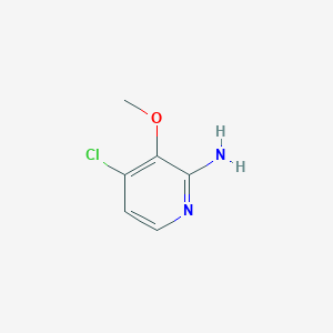 Chemical structure of 4-Chloro-3-methoxypyridin-2-amine