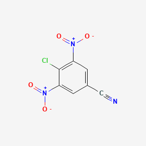 Chemical structure of 4-Chloro-3,5-dinitrobenzonitrile