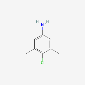 Chemical structure of 4-chloro-3,5-dimethylaniline