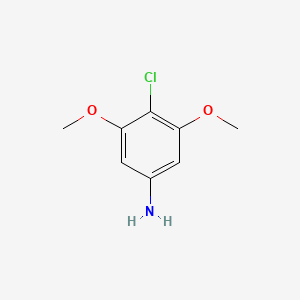 Chemical structure of 4-Chloro-3,5-dimethoxyaniline