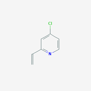 Chemical structure of 4-Chloro-2-vinylpyridine