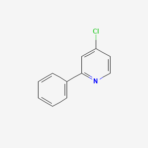 Chemical structure of 4-Chloro-2-phenylpyridine