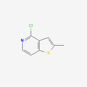 Chemical structure of 4-Chloro-2-methylthieno[3,2-c]pyridine