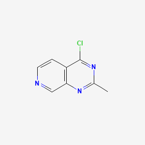 Chemical structure of 4-Chloro-2-methylpyrido[3,4-d]pyrimidine