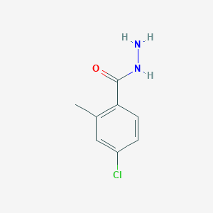 Chemical structure of 4-Chloro-2-methylbenzhydrazide
