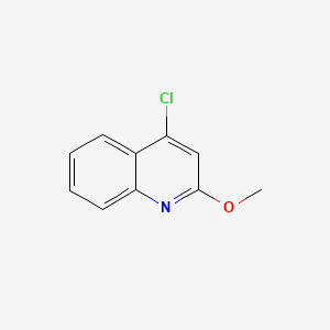 Chemical structure of 4-Chloro-2-methoxyquinoline