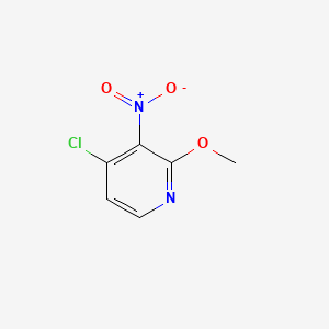Chemical structure of 4-Chloro-2-methoxy-3-nitropyridine