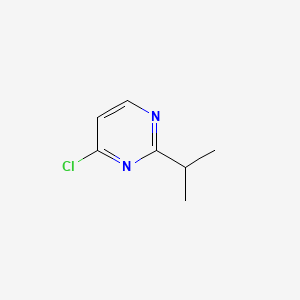 Chemical structure of 4-Chloro-2-isopropylpyrimidine