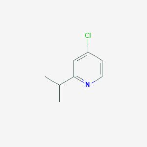 Chemical structure of 4-Chloro-2-isopropylpyridine