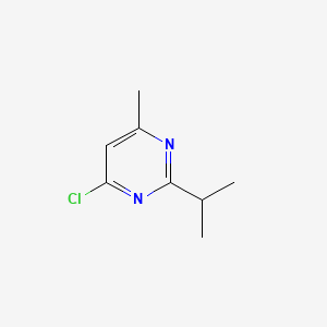 Chemical structure of 4-Chloro-2-isopropyl-6-methylpyrimidine